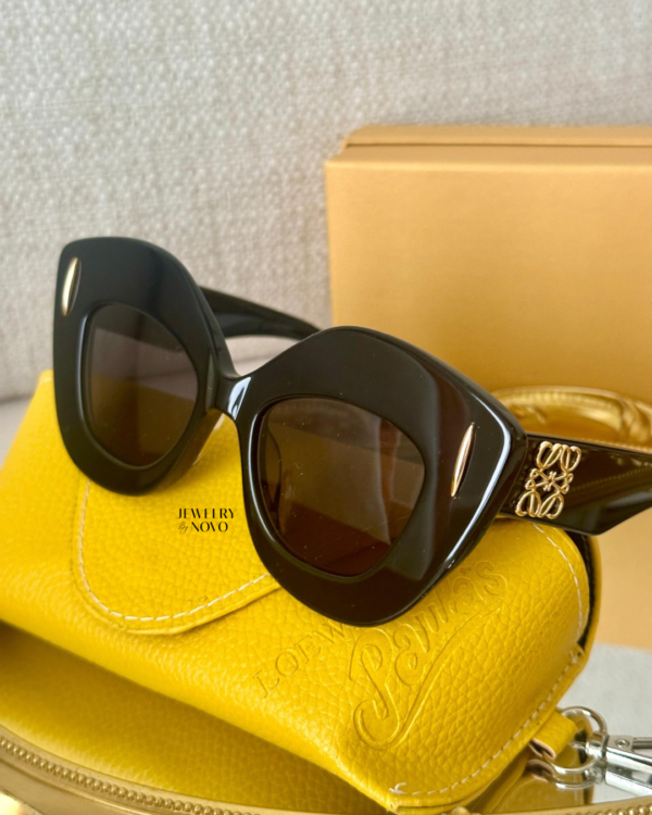 Black glasses with gold - Image 2