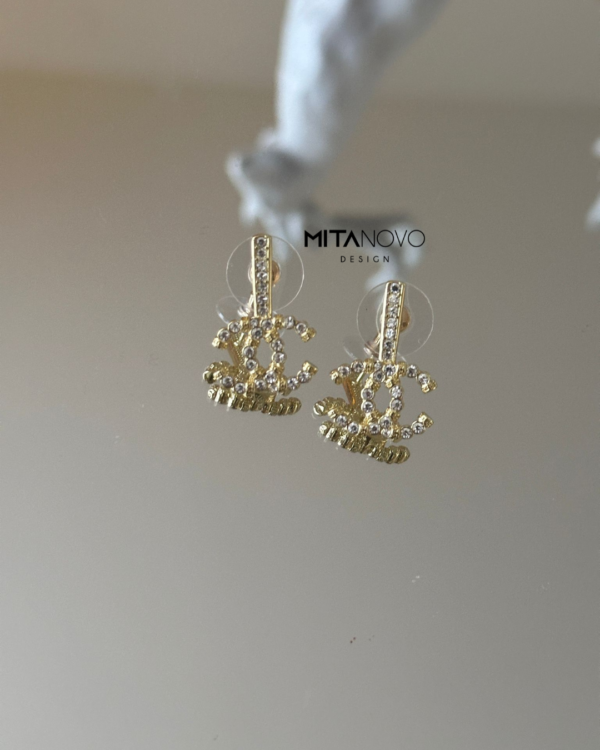 Gold  Dangling Earrings