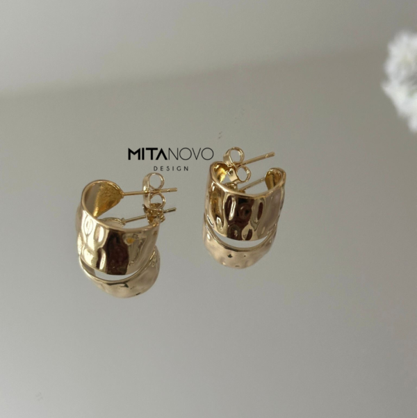 Gold Hoops - Image 3