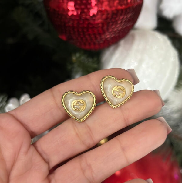 Heart Gold Earrings