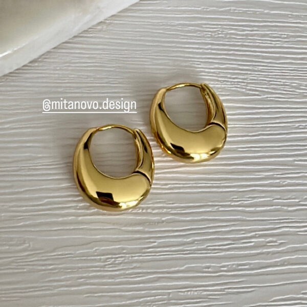 Gold Hoops - Image 2